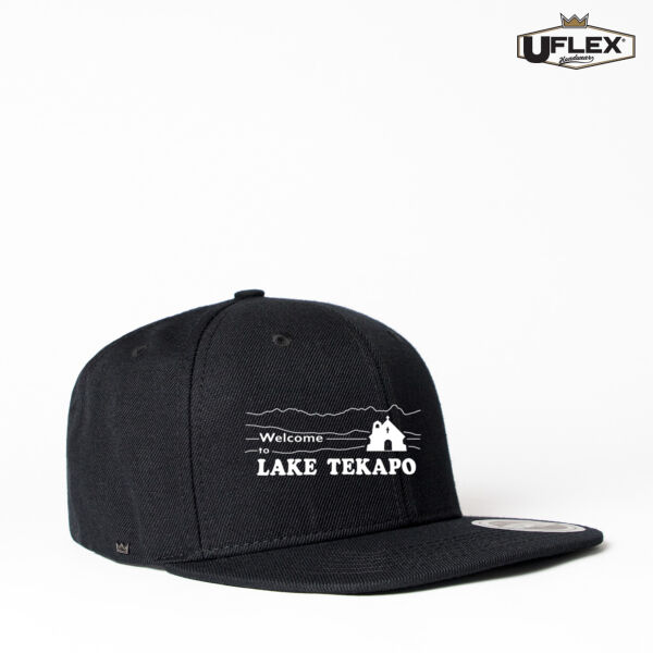 Welcome to Lake Tekapo – U Flex Snap Back Flat Peak Cap Thumbnail